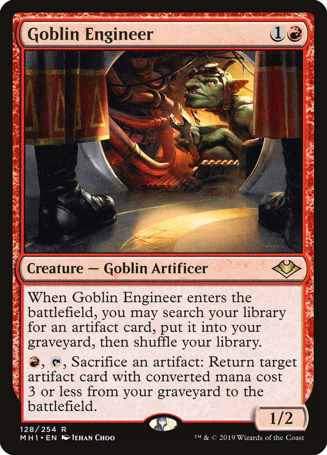 Goblin Engineer 128 (Modern Horizons)  - Foil | Good Games North