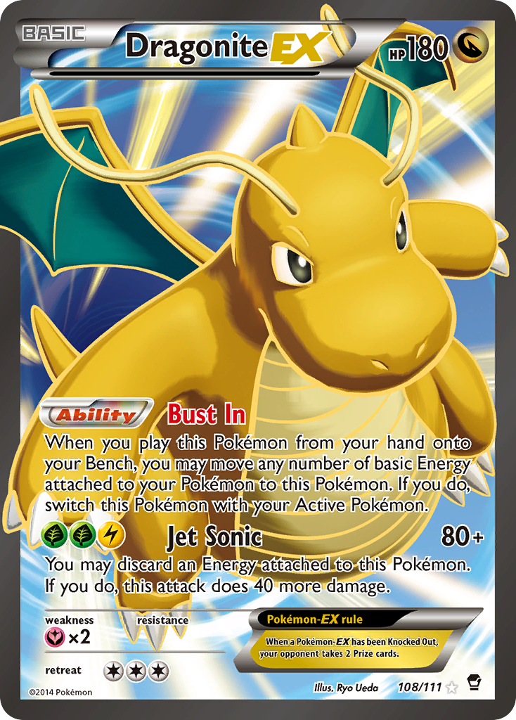 Dragonite EX (108/111) [XY: Furious Fists] | Good Games North