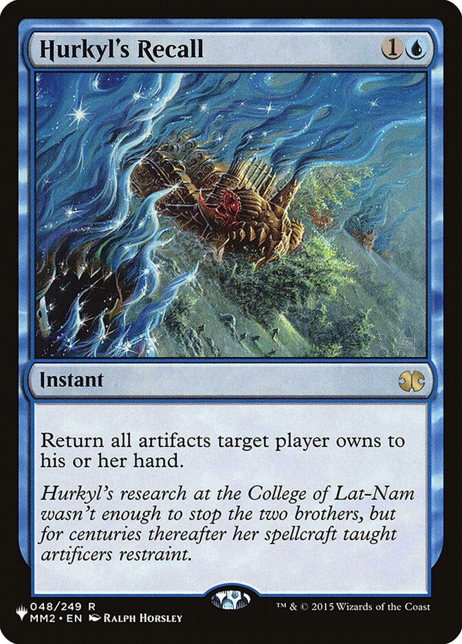 Hurkyl's Recall [The List] | Good Games North