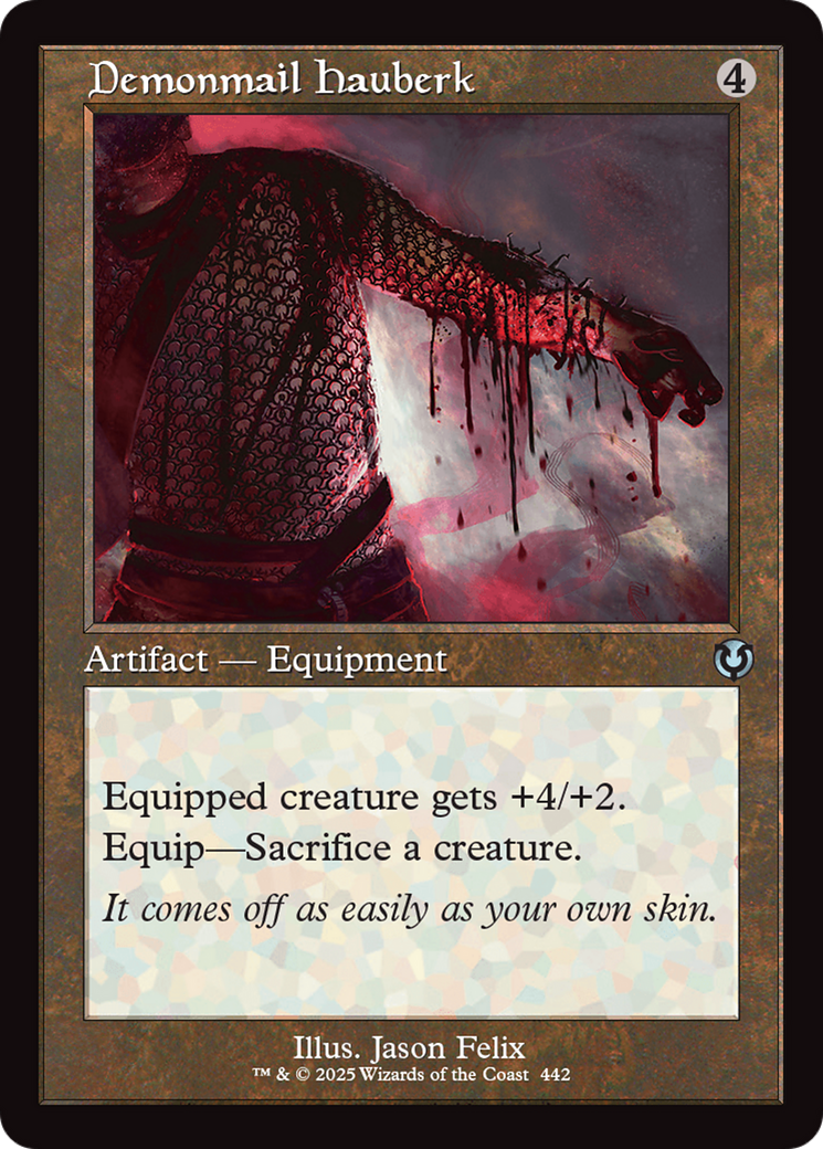Demonmail Hauberk (Retro Frame) [Innistrad Remastered] | Good Games North
