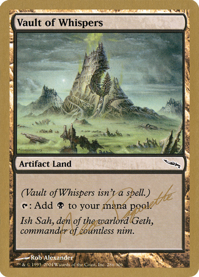 Vault of Whispers (Aeo Paquette) [World Championship Decks 2004] | Good Games North