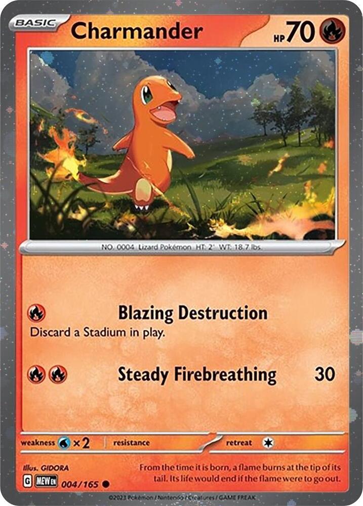 Charmander (004) (Cosmos Holo) [Scarlet & Violet: Black Star Promos] | Good Games North