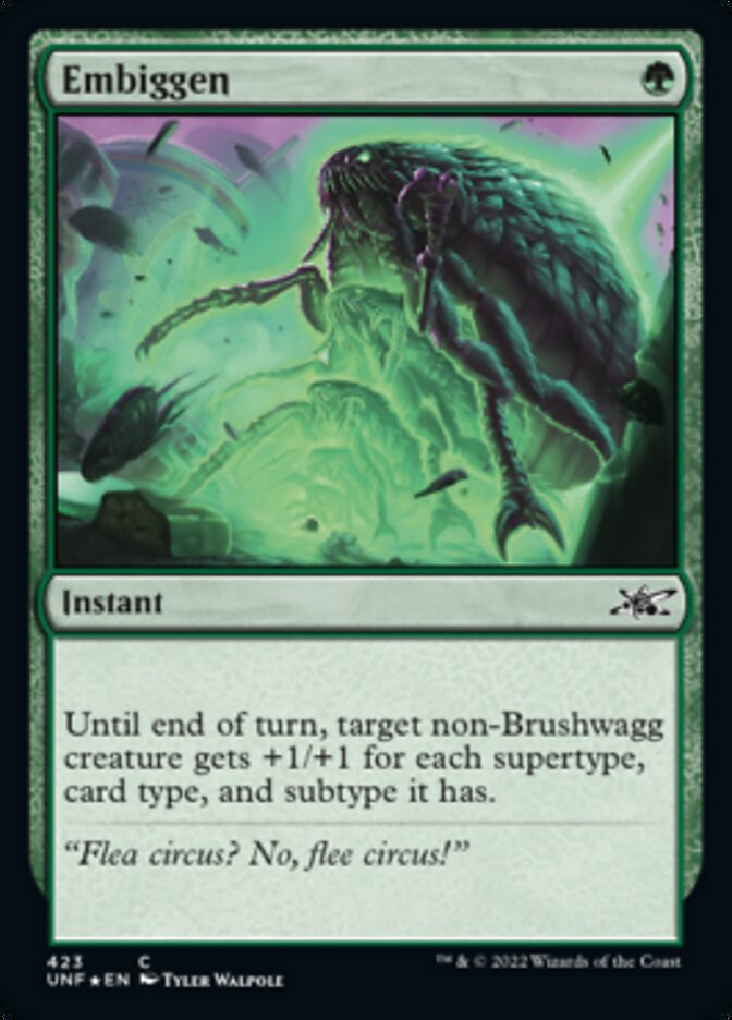 Embiggen (Galaxy Foil) [Unfinity] | Good Games North