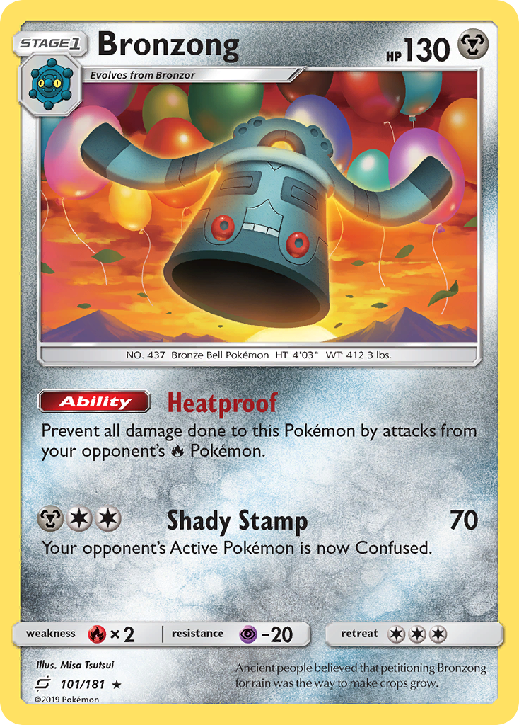 Bronzong (101/181) [Sun & Moon: Team Up] | Good Games North