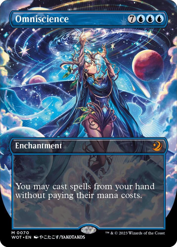Omniscience Anime Borderless (Wilds of Eldraine: Enchanting Tales)  | Good Games North
