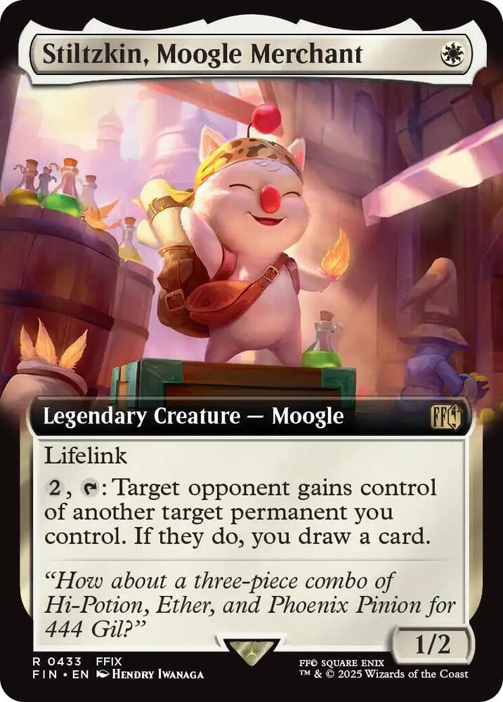 Stiltzkin Moogle Merchant Extended Art (FINAL FANTASY)  | Good Games North