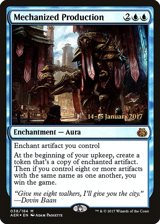 Mechanized Production [Aether Revolt Prerelease Promos] | Good Games North