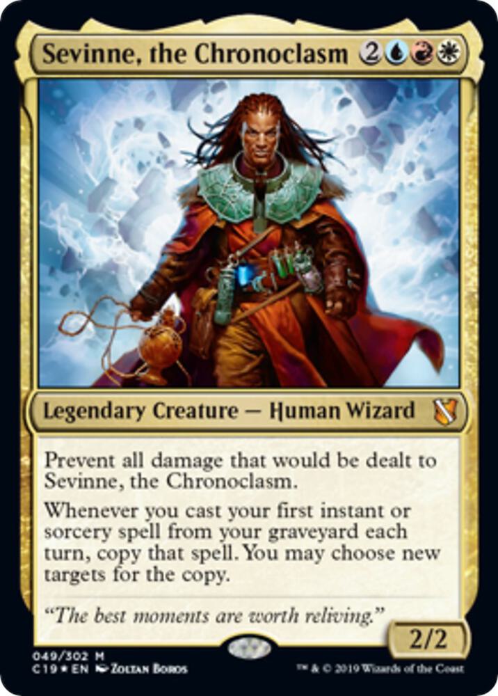 Sevinne the Chronoclasm Commander 2019 (Oversize Cards)  - Foil | Good Games North