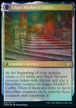 Edgar, Charmed Groom // Edgar Markov's Coffin [Innistrad: Crimson Vow Prerelease Promos] | Good Games North