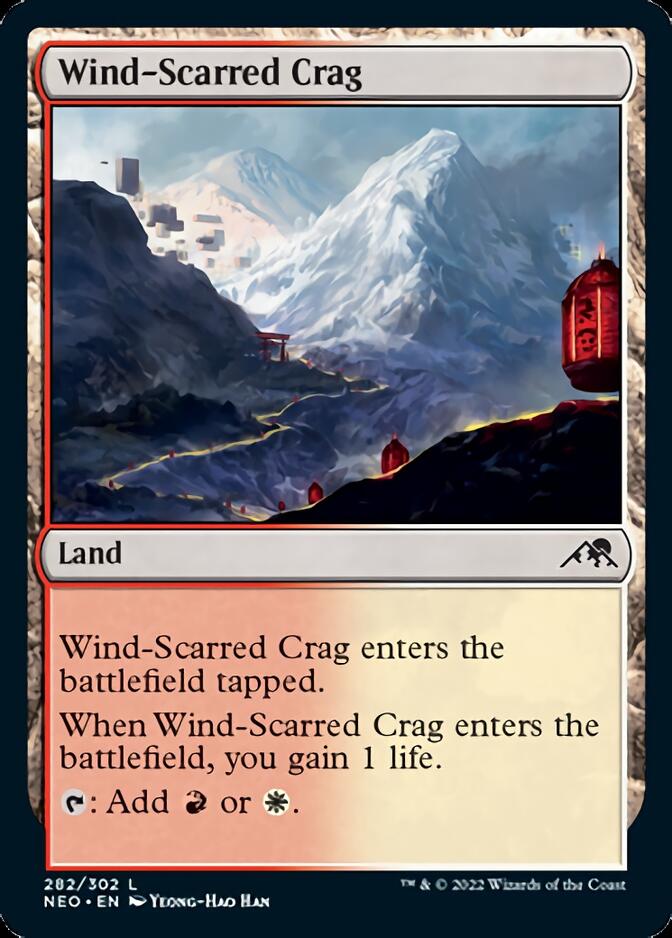 Wind-Scarred Crag [Kamigawa: Neon Dynasty] | Good Games North