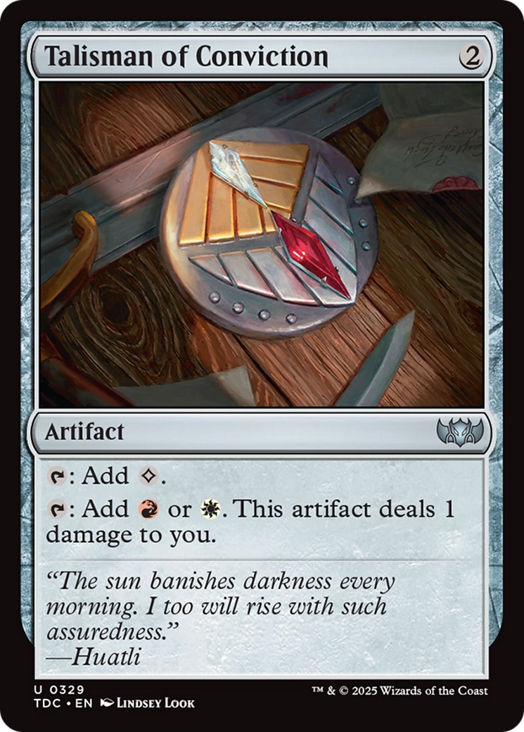 Talisman of Conviction [Tarkir: Dragonstorm Commander] | Good Games North
