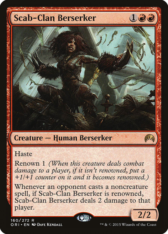 Scab-Clan Berserker 160/272 (Magic Origins)  | Good Games North