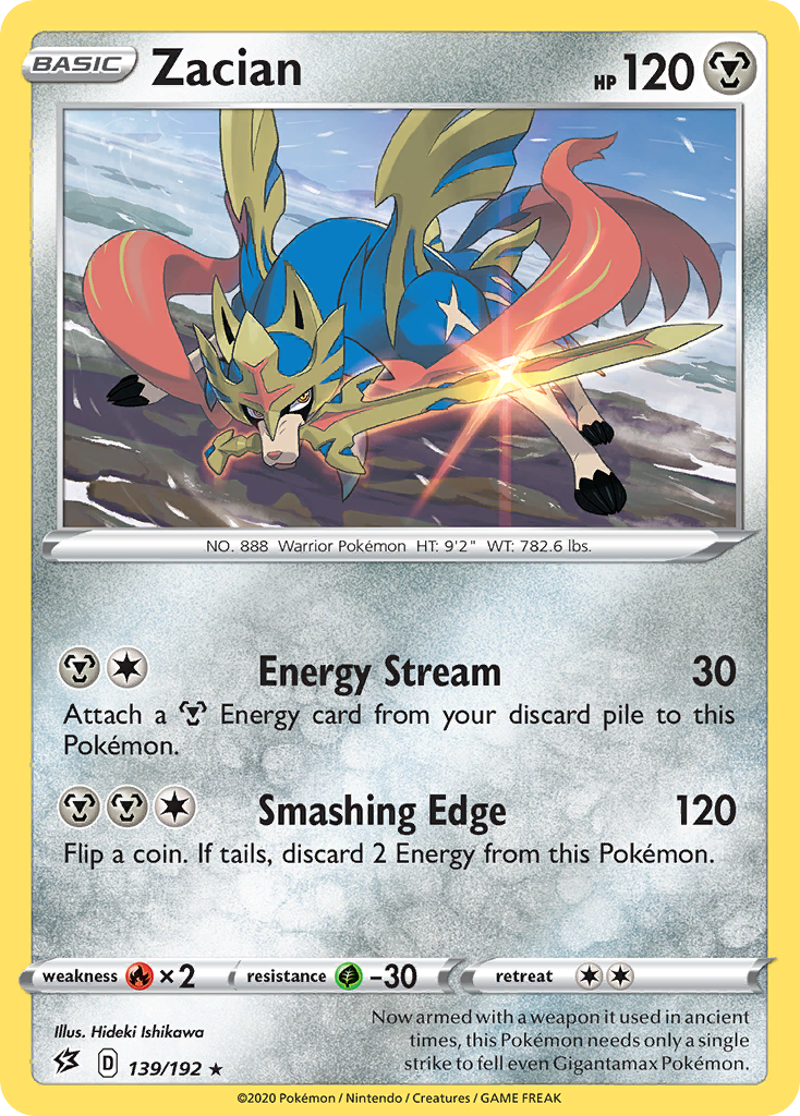 Zacian (139/192) [Sword & Shield: Rebel Clash] | Good Games North