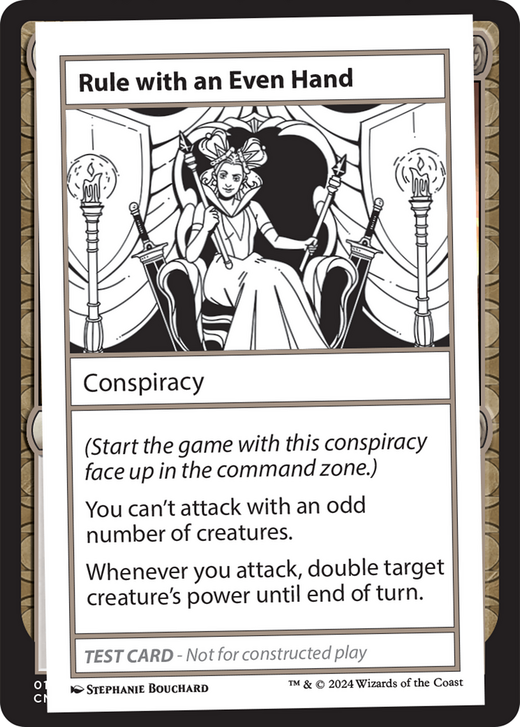 Rule with an Even Hand [Mystery Booster 2 Playtest Cards] | Good Games North