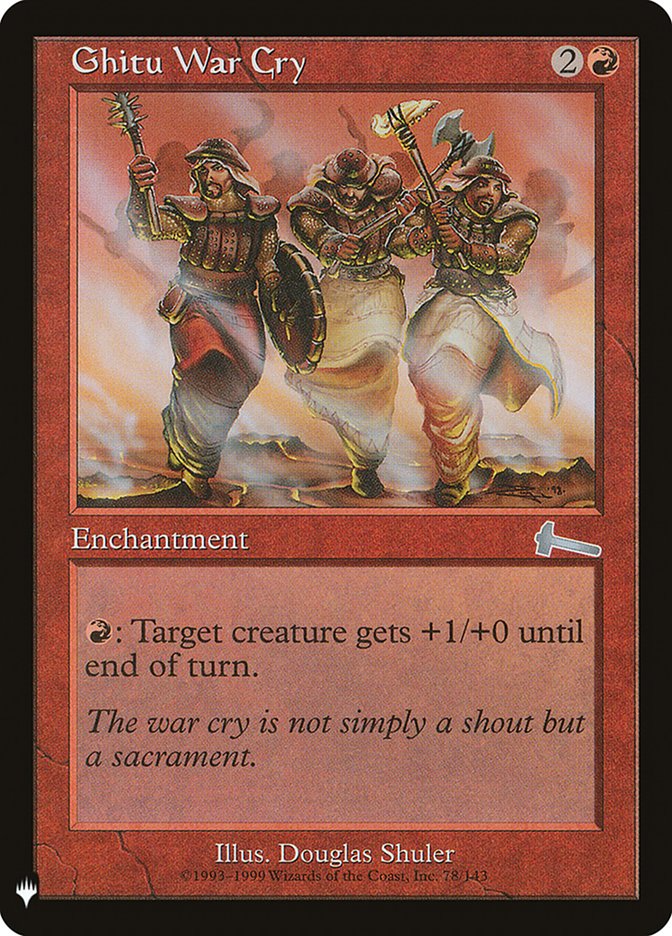 Ghitu War Cry [Mystery Booster] | Good Games North