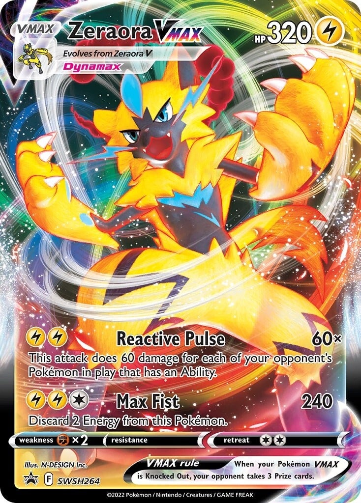 Zeraora VMAX (SWSH264) [Sword & Shield: Black Star Promos] | Good Games North
