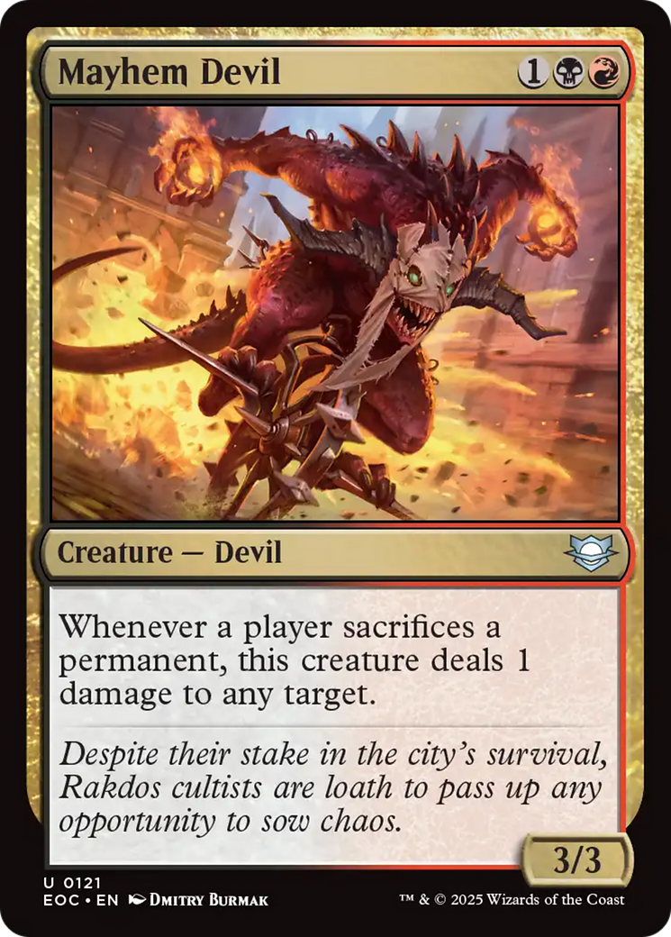 Mayhem Devil [Edge of Eternities Commander] | Good Games North