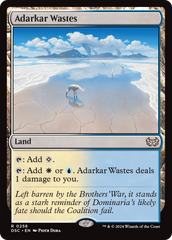 Adarkar Wastes [Duskmourn: House of Horror Commander] | Good Games North