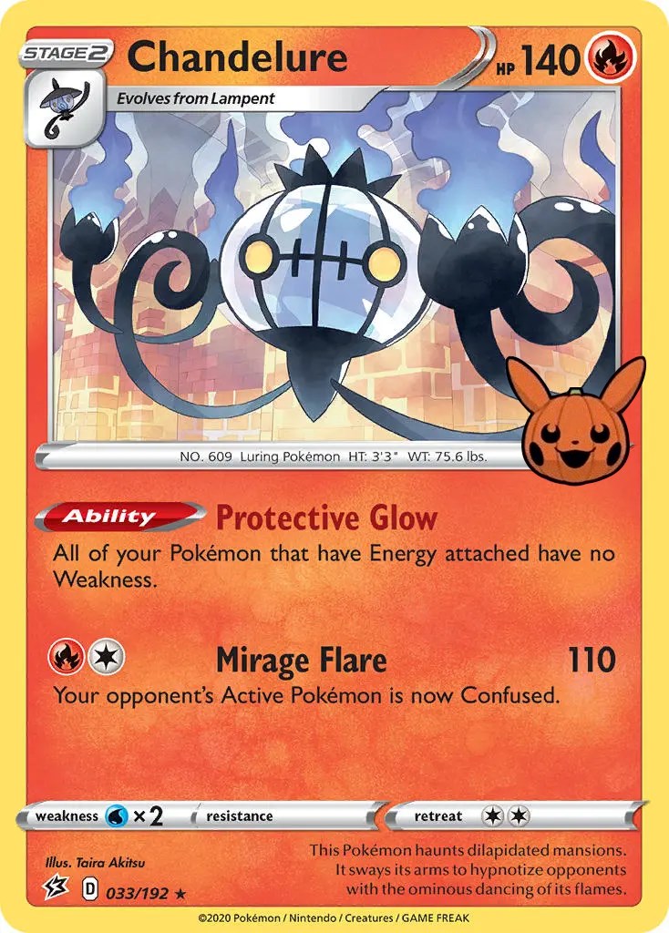 Chandelure (033/192) [Trick or Trade] | Good Games North