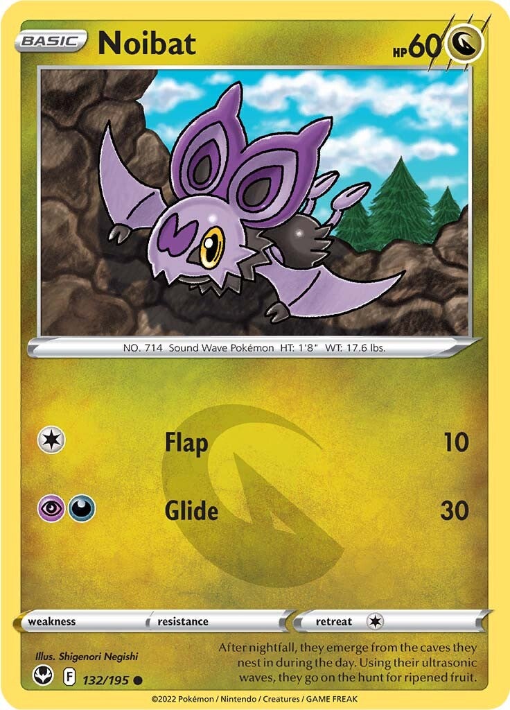 Noibat (132/195) [Sword & Shield: Silver Tempest] | Good Games North