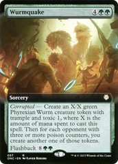 Wurmquake (Extended Art) [Phyrexia: All Will Be One Commander] | Good Games North