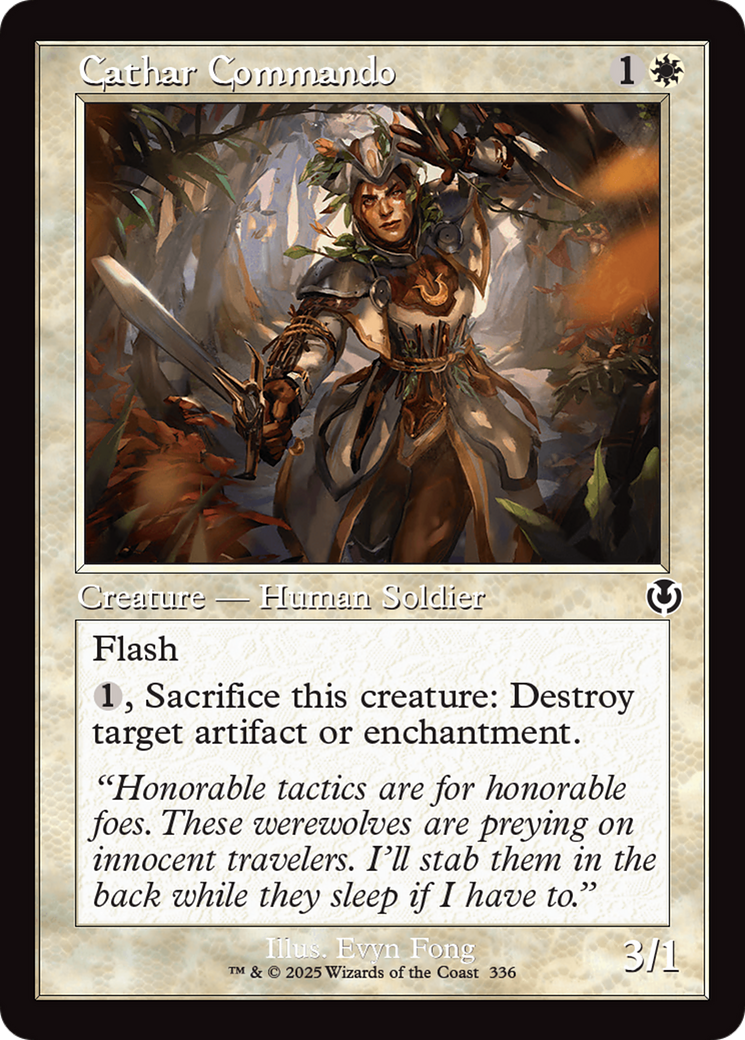Cathar Commando (Retro Frame) [Innistrad Remastered] | Good Games North