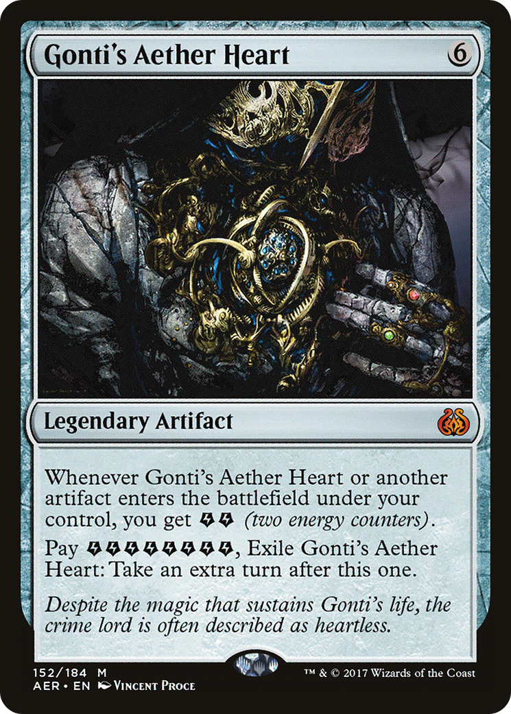 Gonti's Aether Heart (Ripple Foil) [Modern Horizons 3 Commander] | Good Games North