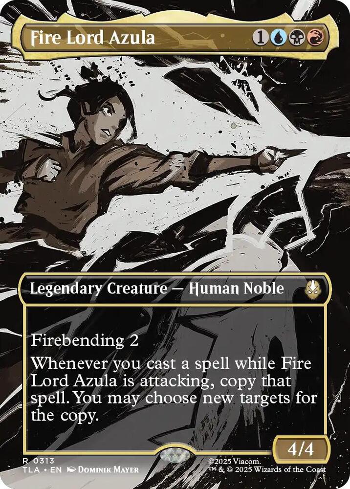 Fire Lord Azula  313/286 (Avatar: The Last Airbender)  - Borderless Foil | Good Games North