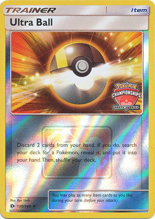 Ultra Ball (135/149) (NA Championship Promo) [Sun & Moon: Base Set] | Good Games North
