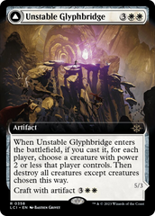 Unstable Glyphbridge // Sandswirl Wanderglyph (Extended Art) [The Lost Caverns of Ixalan] | Good Games North