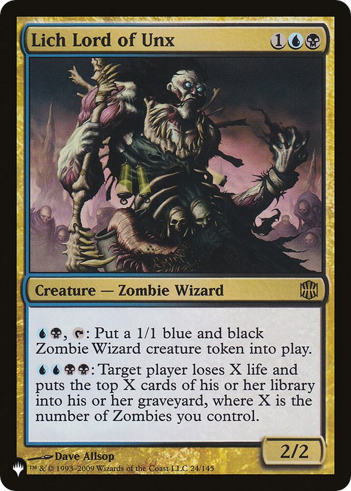 Lich Lord of Unx (The List Reprints)  | Good Games North