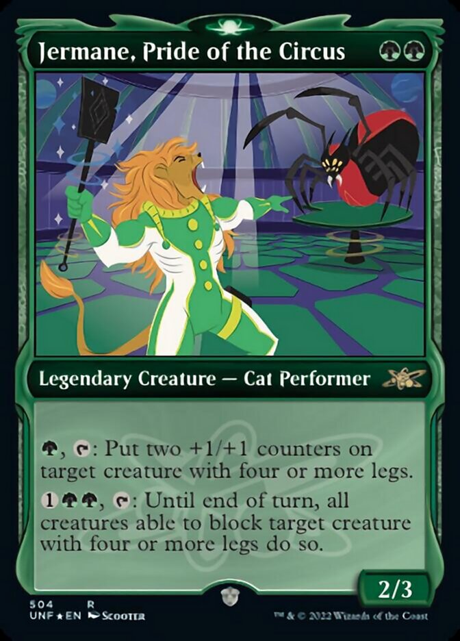 Jermane, Pride of the Circus (Showcase) (Galaxy Foil) [Unfinity] | Good Games North