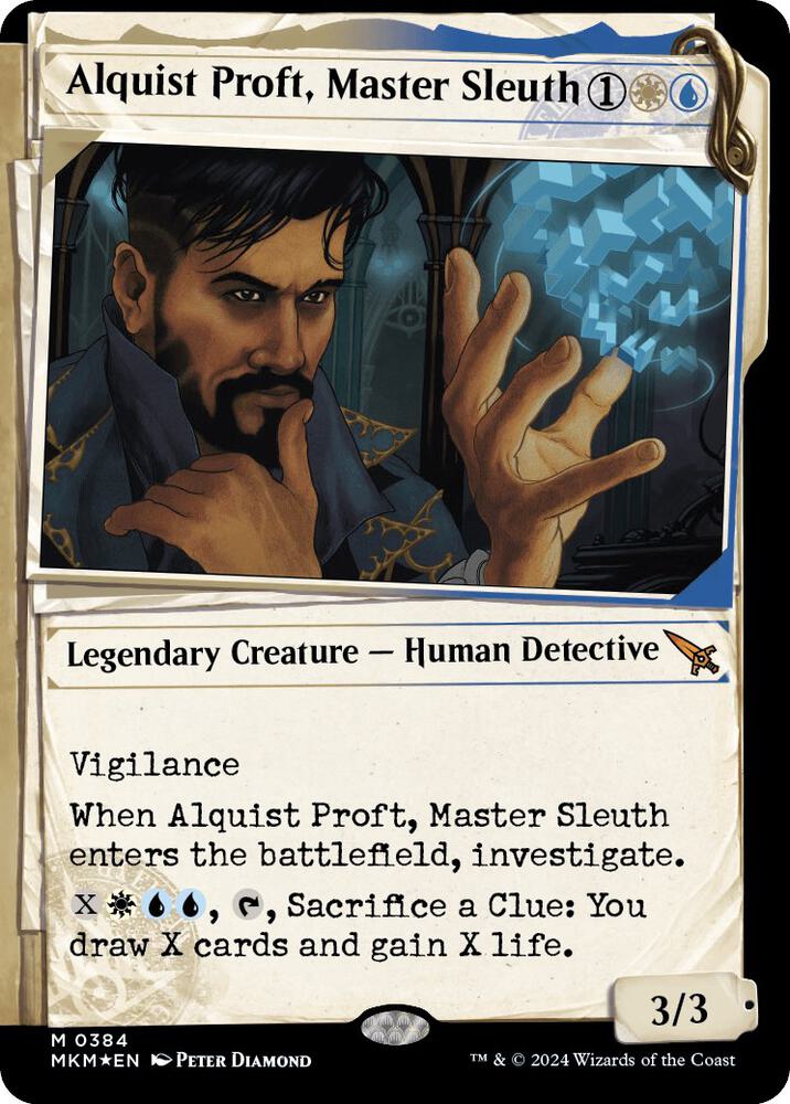 Alquist Proft Master Sleuth Showcase Invisible Ink (Murders at Karlov Manor)  - Foil | Good Games North