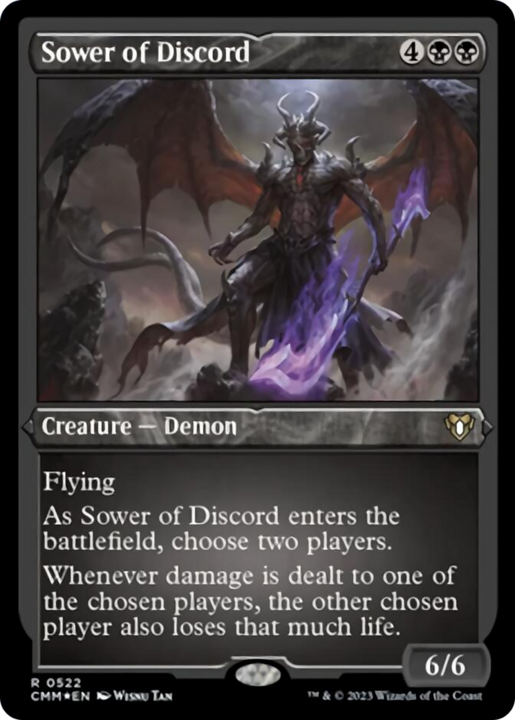 Sower of Discord (Foil Etched) [Commander Masters] | Good Games North