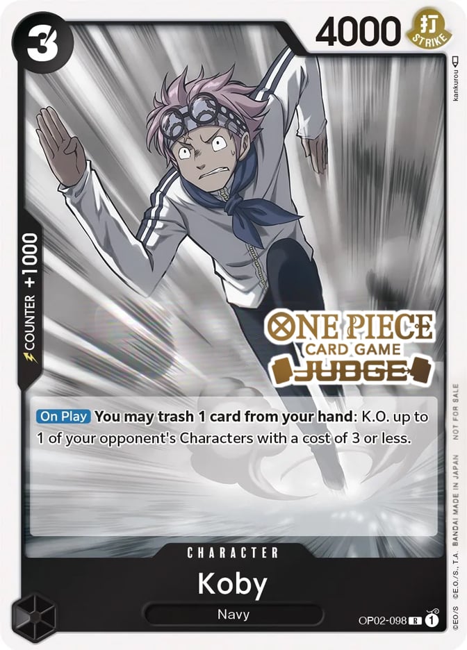 Koby (Judge) [One Piece Promotion Cards] | Good Games North