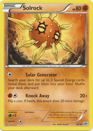 Solrock (26/30) [XY: Trainer Kit 2 - Latios] | Good Games North