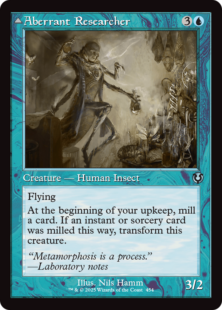 Aberrant Researcher // Perfected Form (Retro Frame) [Innistrad Remastered] | Good Games North