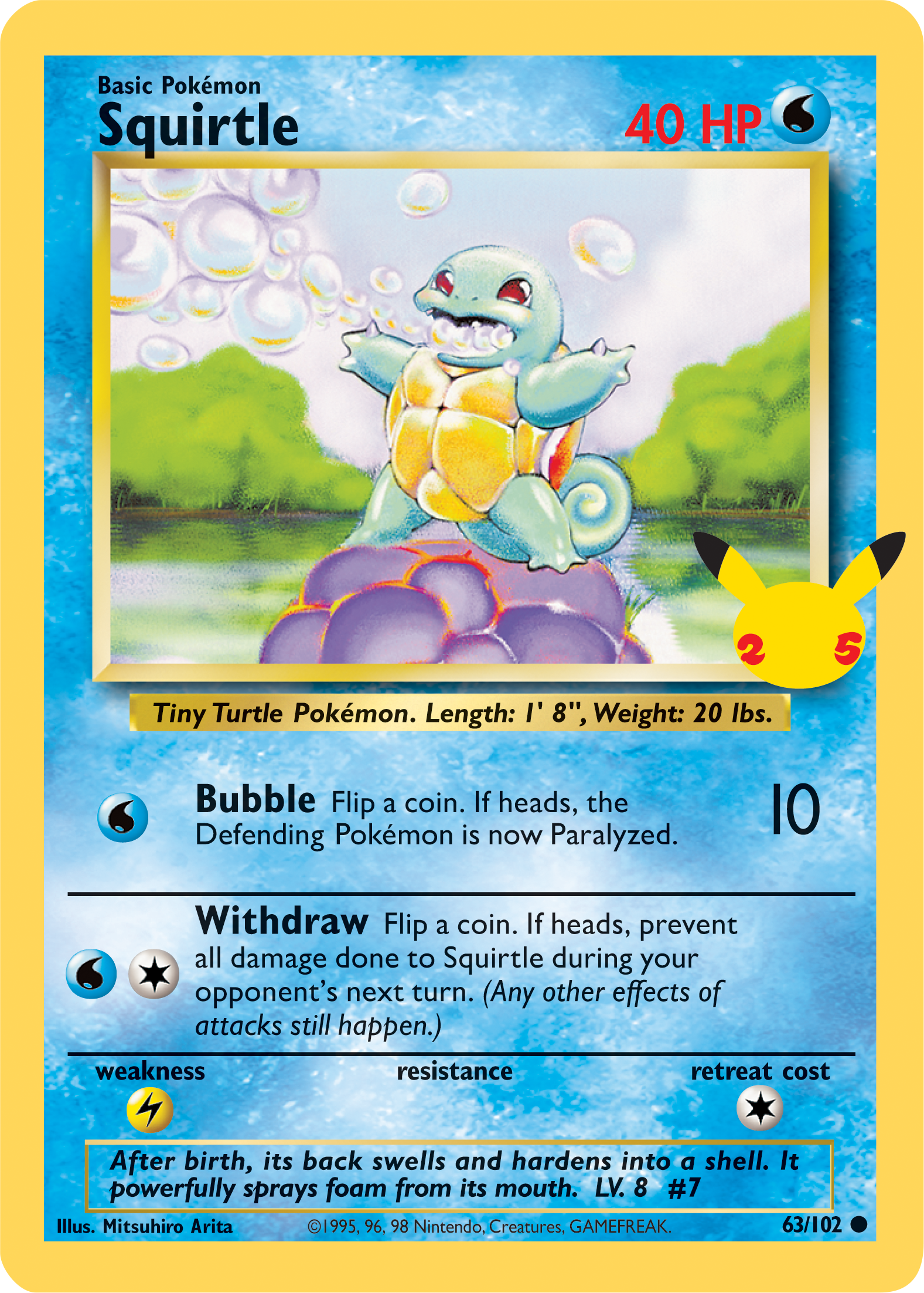Squirtle (63/102) (Jumbo Card) [First Partner Pack] | Good Games North