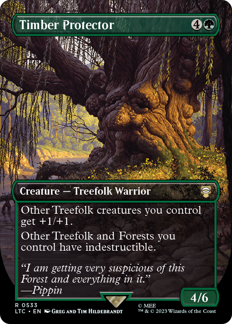 Timber Protector (Borderless) [The Lord of the Rings: Tales of Middle-Earth Commander] | Good Games North