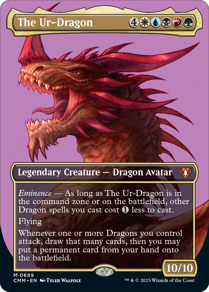 The Ur-Dragon 689 (Commander Masters)  - Borderless | Good Games North