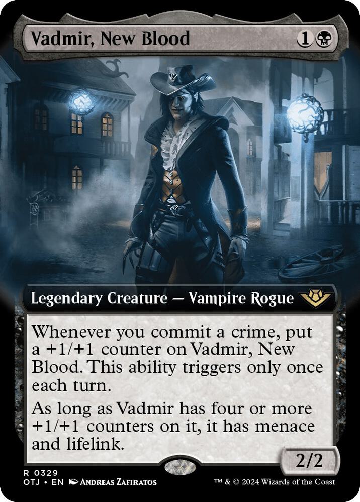 Vadmir, New Blood 329 (Outlaws of Thunder Junction)  - Extended Art | Good Games North