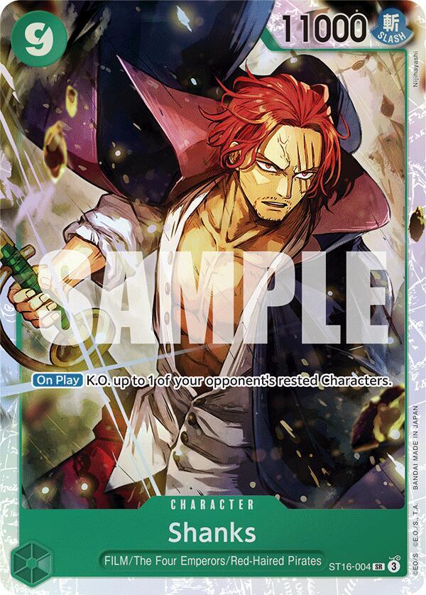 Shanks ST16-004 (Starter Deck 16: GREEN Uta)  - Foil | Good Games North