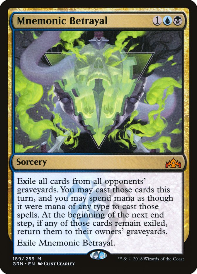 Mnemonic Betrayal 189/259 (Guilds of Ravnica)  | Good Games North