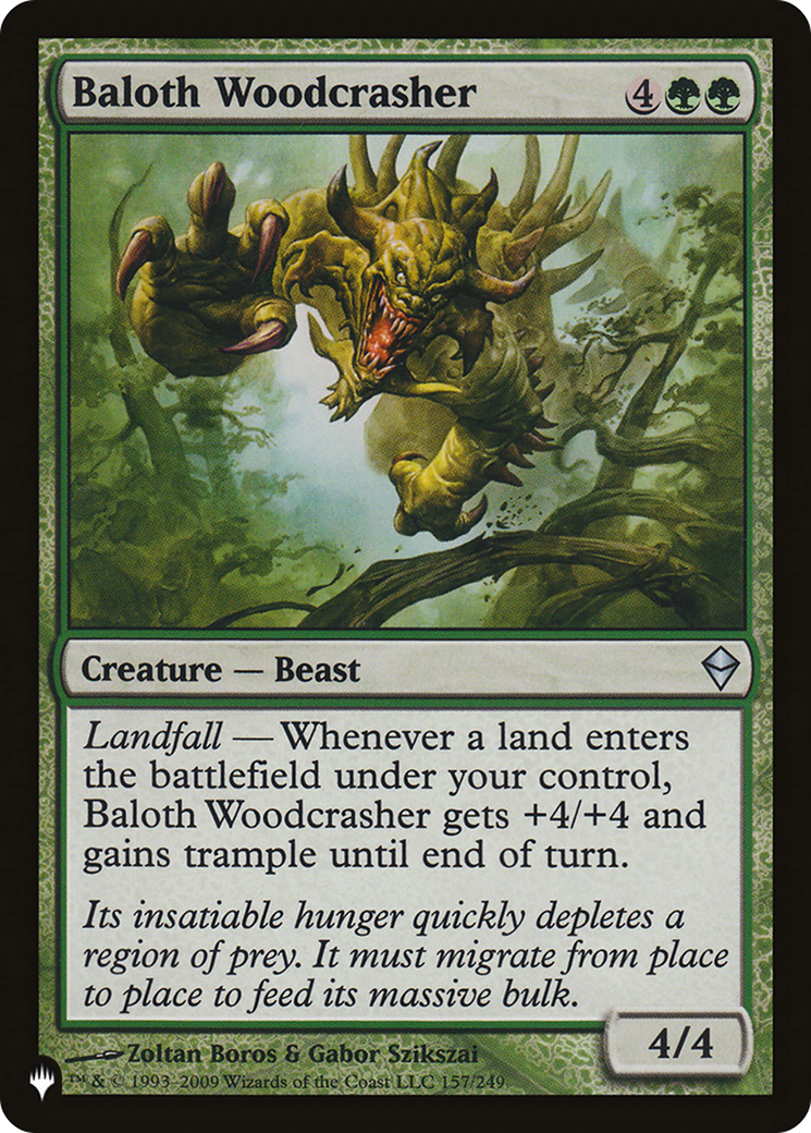 Baloth Woodcrasher [The List] | Good Games North