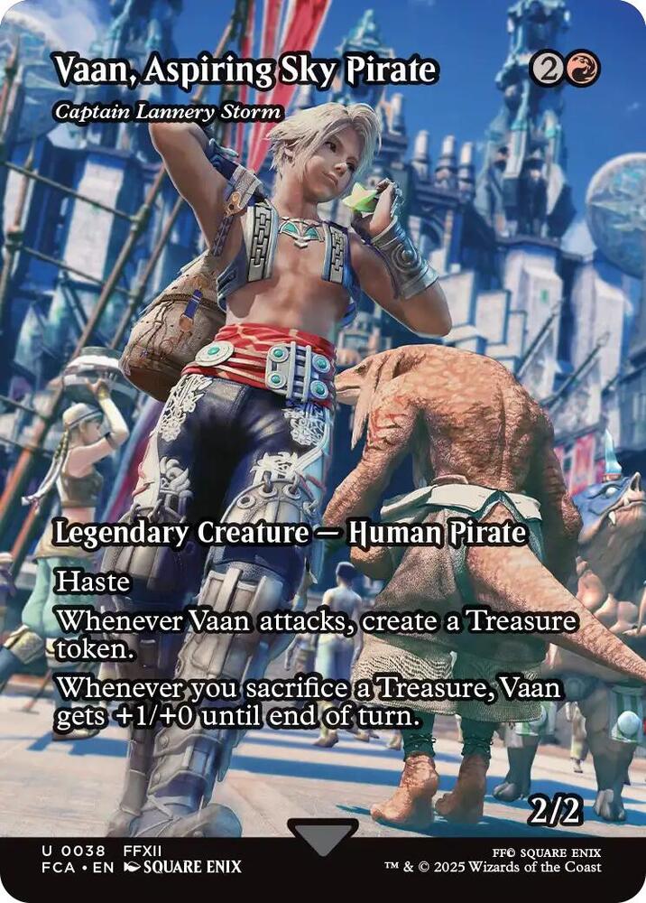 Vaan, Aspiring Sky Pirate - Captain Lannery Storm 38 (FINAL FANTASY: Through the Ages)  - Showcase Foil | Good Games North