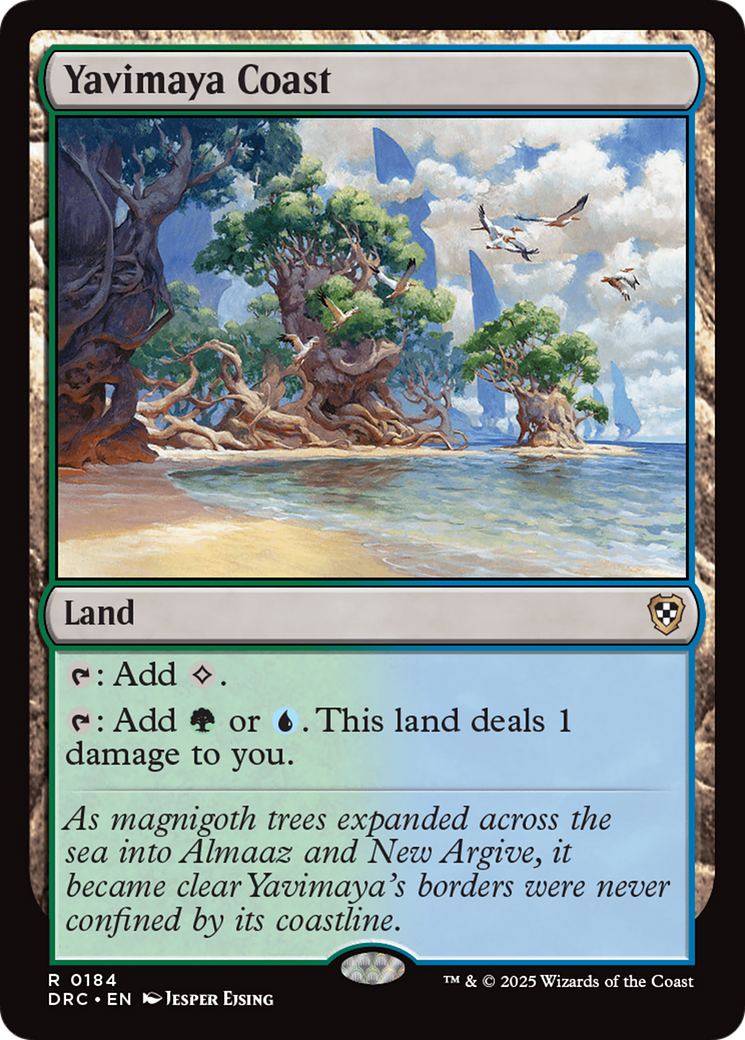 Yavimaya Coast [Aetherdrift Commander] | Good Games North