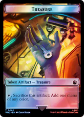 Human Noble // Treasure (0062) Double-Sided Token (Surge Foil) [Doctor Who Tokens] | Good Games North