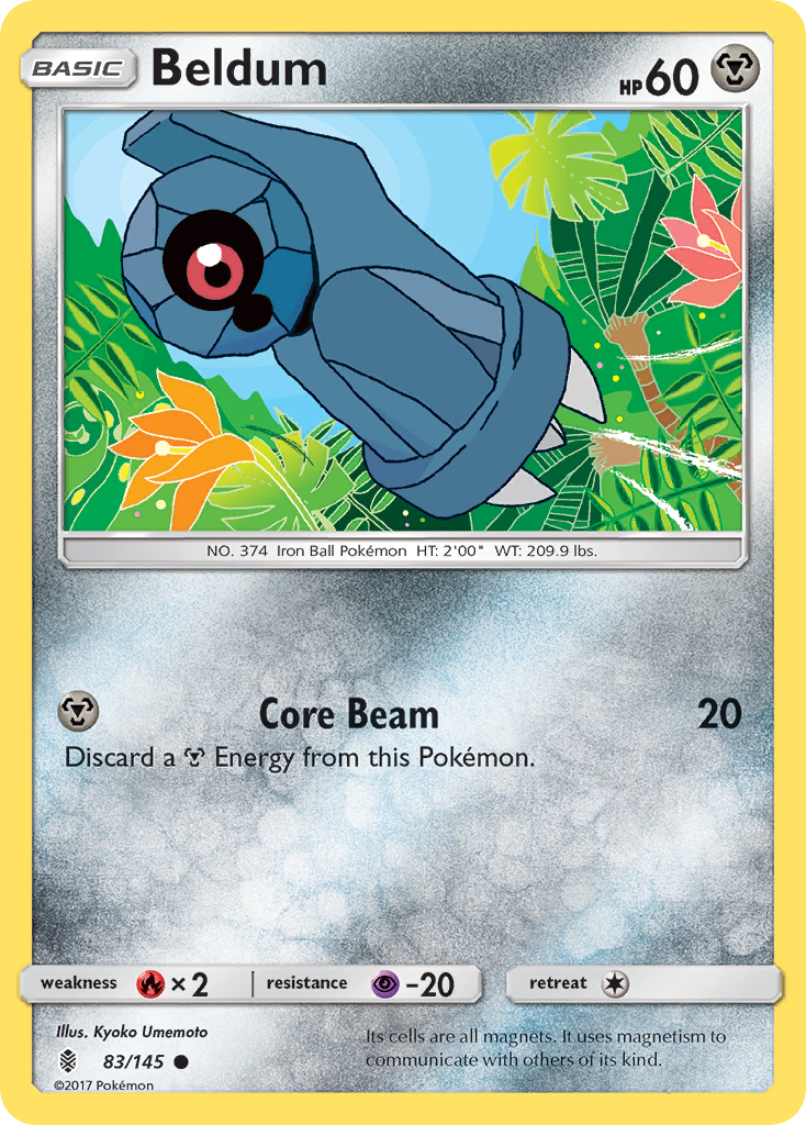 Beldum (83/145) [Sun & Moon: Guardians Rising] | Good Games North
