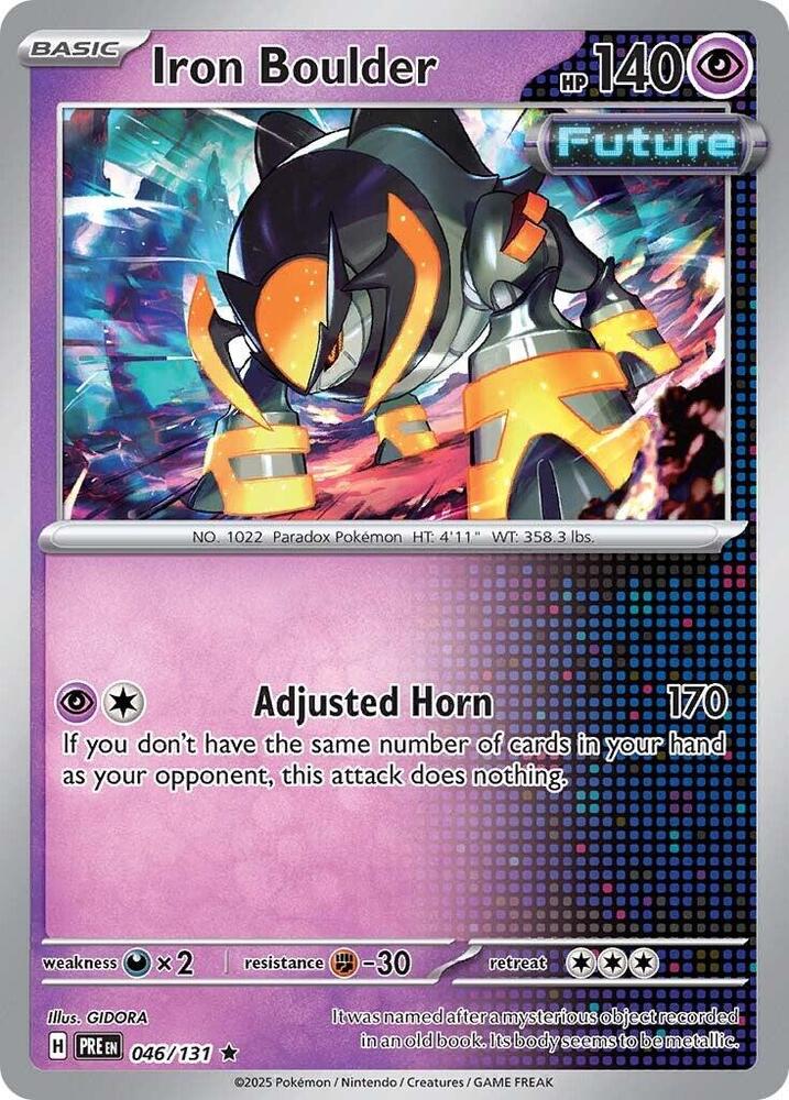 Iron Boulder (046/131) [Scarlet & Violet: Prismatic Evolutions] | Good Games North