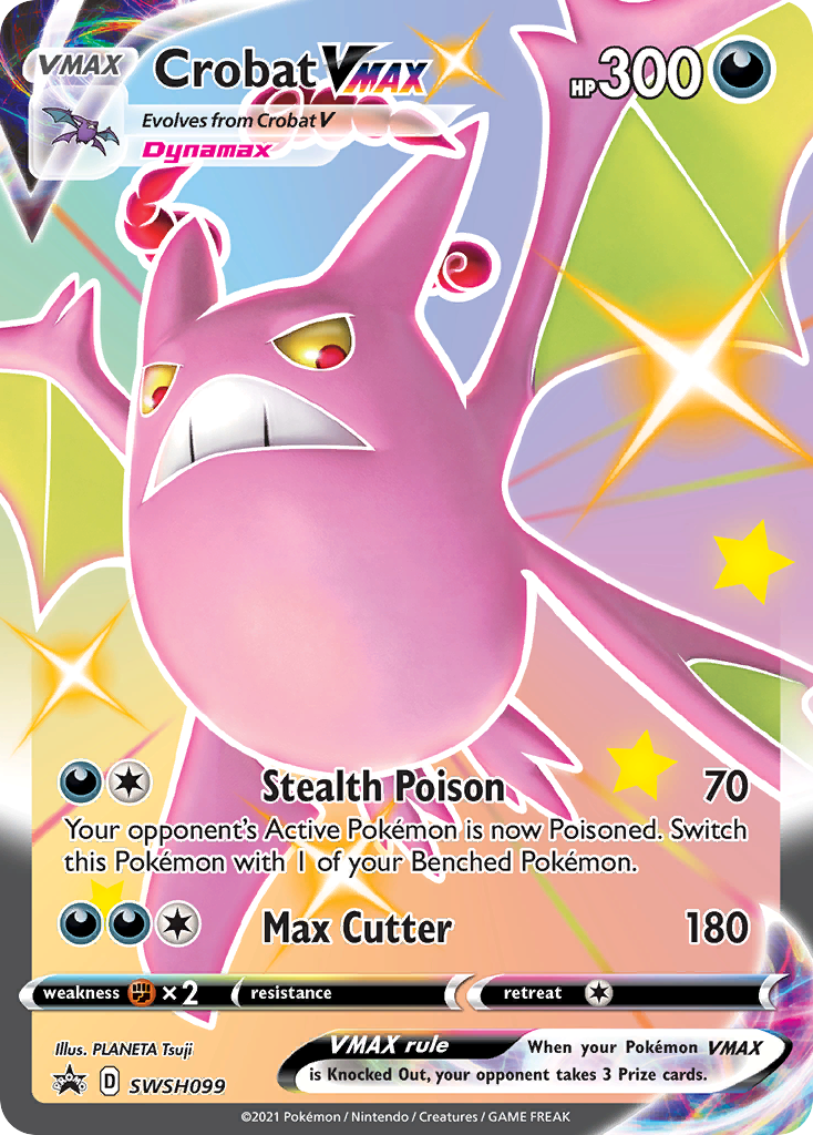 Crobat VMAX (SWSH099) [Sword & Shield: Black Star Promos] | Good Games North